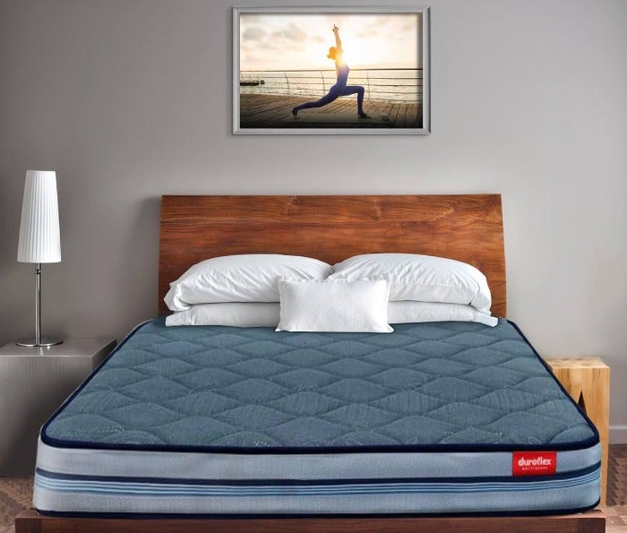 Duroflex Balance Orthopedic Memory Foam Mattress Pillows on Bed a1bb3bca 618a 4a70 ab9f