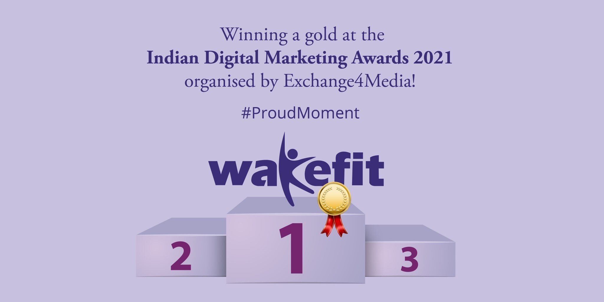 Wakefit won the Indian Digital Marketing Awards 2022 1