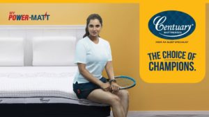 Centuary Mattress launches Choice of Champions campaign featuring Sania Mirza