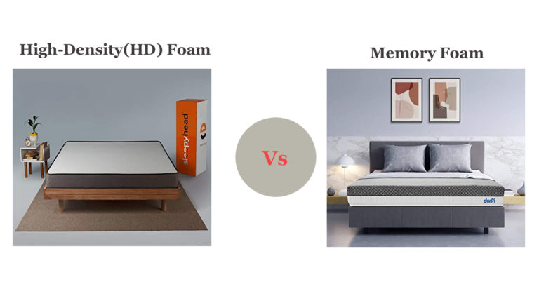 High-Density(HD) Foam Vs Memory Foam