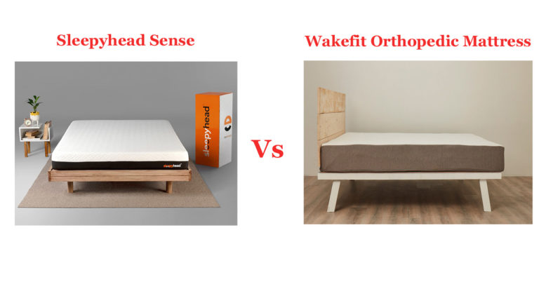 Sleepyhead Sense Vs Wakefit Orthopedic Mattress