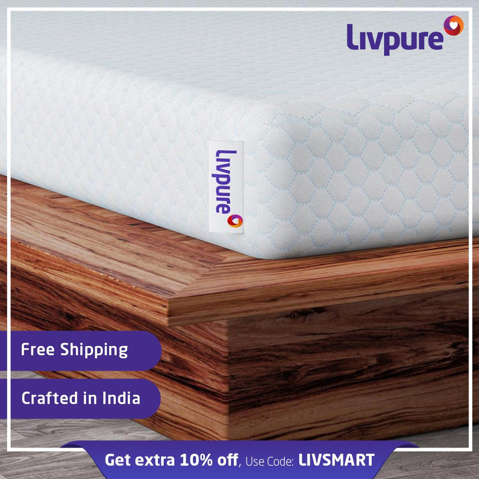 Get the benefit of buying the best mattress and 10% off at once only at Livpure 4