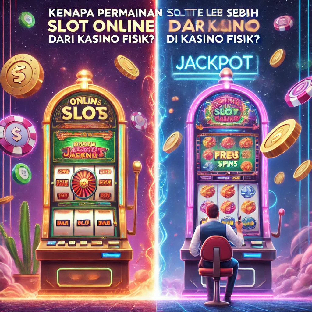 Kenapa Permainan Slot Online Lebih Seru dari Slot di Kasino Fisik